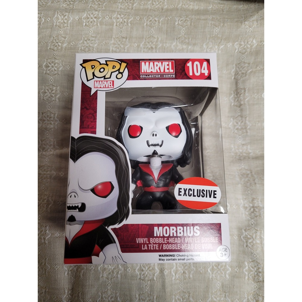 Funko Pop Marvel Collector Corps Morbius 104 Vinyl Bobble-Head Exclusive Figure